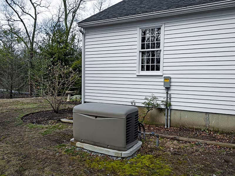 Home with Backup Generator