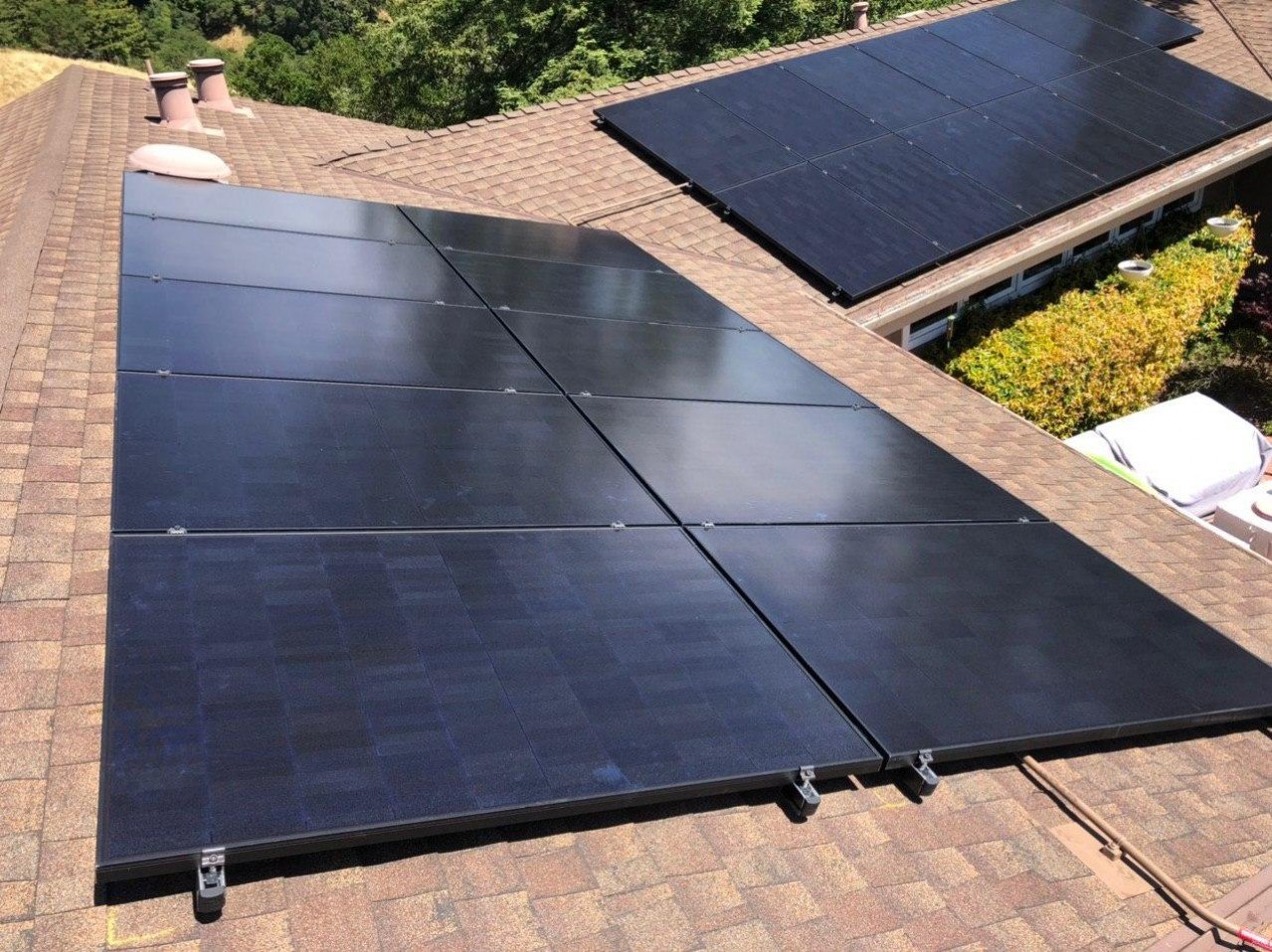 This 37 Solaria Panel System powers not only their home but their new HVAC system as well. 